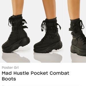 Dolls Kill Mad Hustle Combat Boots